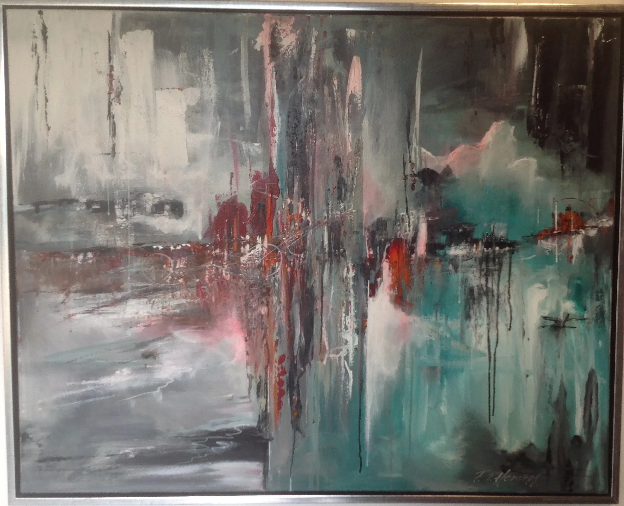 Maleri nr 103 80 cm X 100 cm